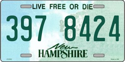 NH license plate 3978424