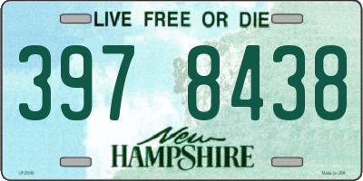 NH license plate 3978438