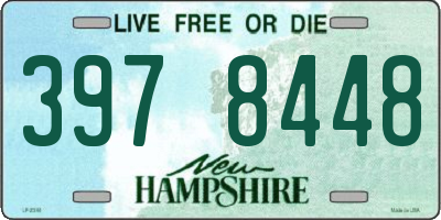 NH license plate 3978448