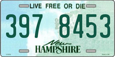 NH license plate 3978453