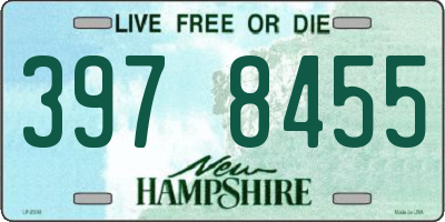 NH license plate 3978455