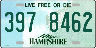 NH license plate 3978462