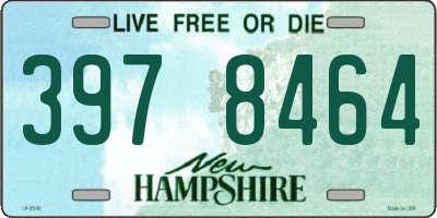 NH license plate 3978464