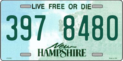 NH license plate 3978480