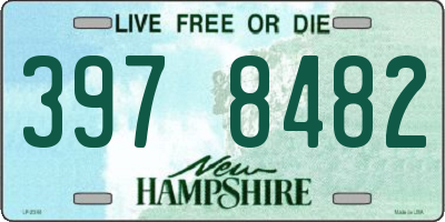 NH license plate 3978482