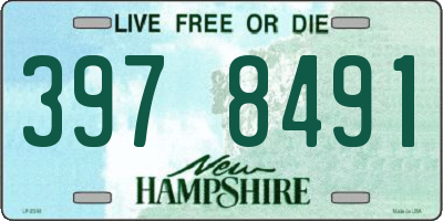 NH license plate 3978491