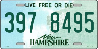 NH license plate 3978495