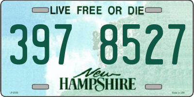 NH license plate 3978527