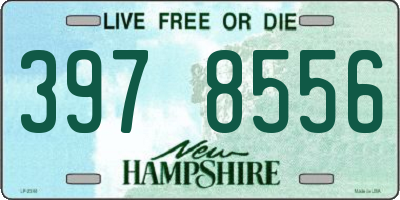 NH license plate 3978556