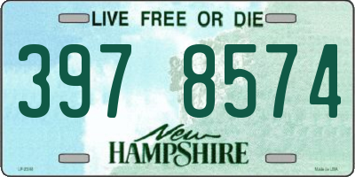 NH license plate 3978574