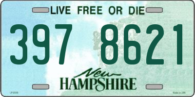 NH license plate 3978621