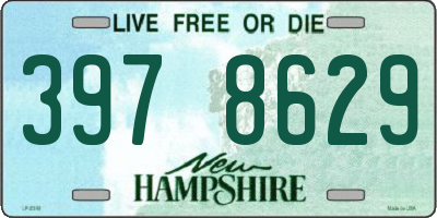 NH license plate 3978629