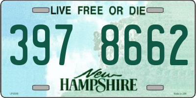 NH license plate 3978662