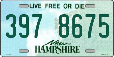 NH license plate 3978675