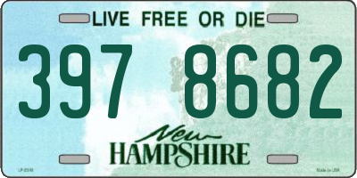 NH license plate 3978682