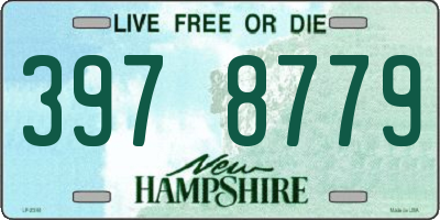 NH license plate 3978779