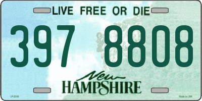 NH license plate 3978808