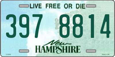 NH license plate 3978814