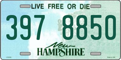 NH license plate 3978850