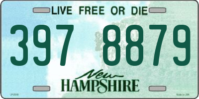 NH license plate 3978879