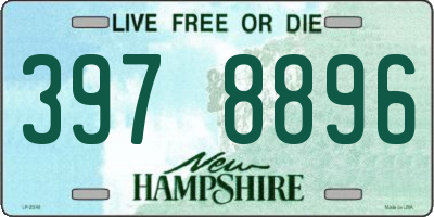 NH license plate 3978896