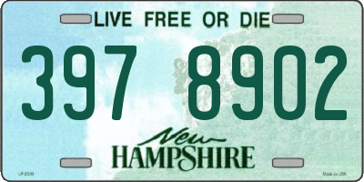 NH license plate 3978902