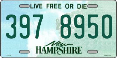 NH license plate 3978950