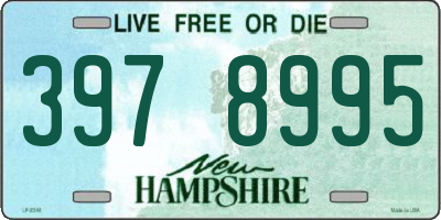 NH license plate 3978995