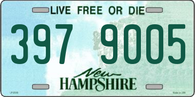 NH license plate 3979005