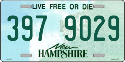 NH license plate 3979029