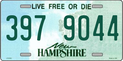 NH license plate 3979044