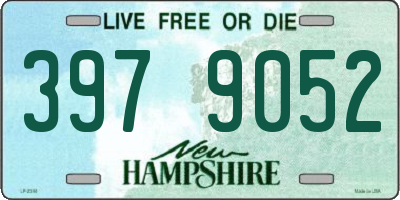 NH license plate 3979052