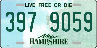 NH license plate 3979059