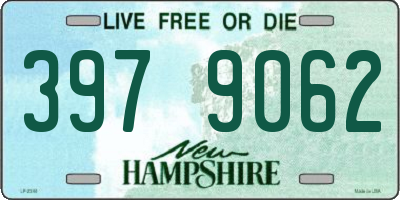 NH license plate 3979062