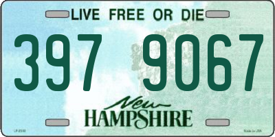 NH license plate 3979067