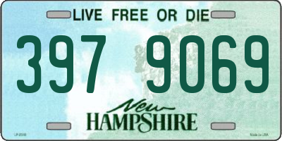 NH license plate 3979069