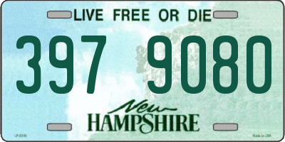 NH license plate 3979080