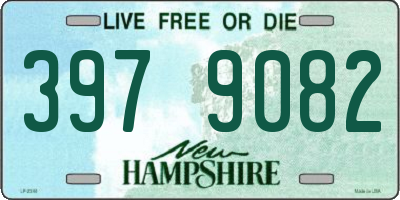 NH license plate 3979082