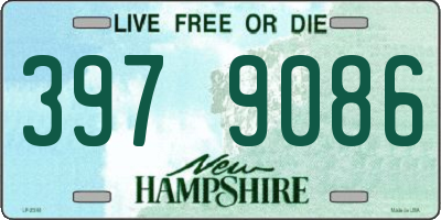 NH license plate 3979086