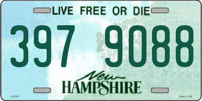 NH license plate 3979088