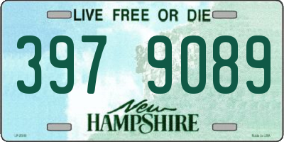 NH license plate 3979089