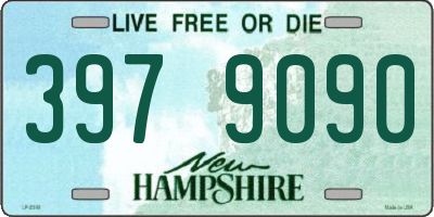 NH license plate 3979090