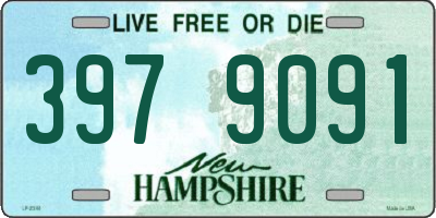 NH license plate 3979091