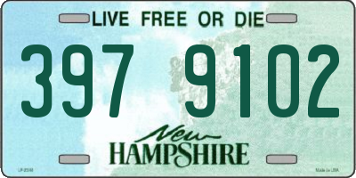 NH license plate 3979102