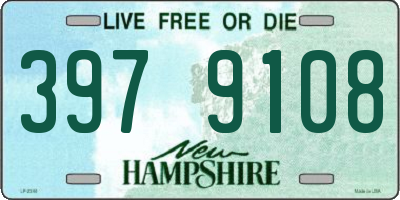 NH license plate 3979108