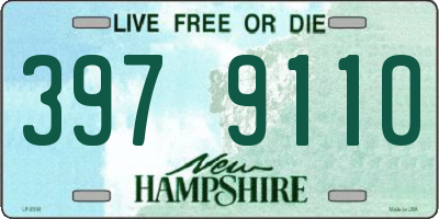 NH license plate 3979110