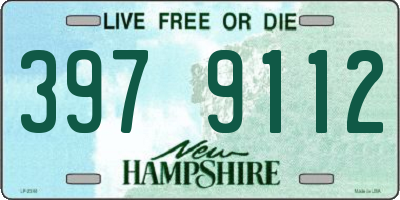 NH license plate 3979112