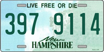 NH license plate 3979114