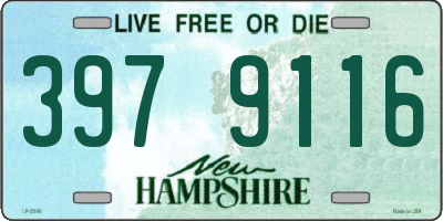 NH license plate 3979116