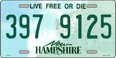 NH license plate 3979125